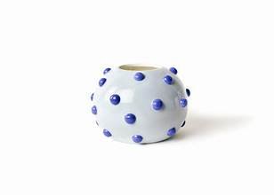 Iris Blue Large Knobbed Vase - Gaines Jewelers