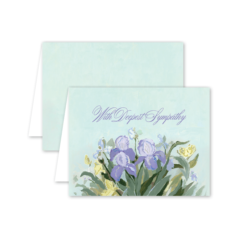 Iris de Valeur Sympathy Card - Dogwood Hill - Gaines Jewelers