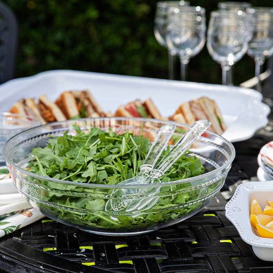 Isabella Acrylic Salad Servers - Gaines Jewelers