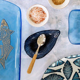 Isola Glass Clam Shell Small Plate - Vietri - Gaines Jewelers