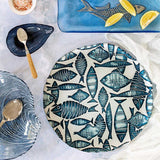 Isola Glass Round Platter - Vietri - Gaines Jewelers