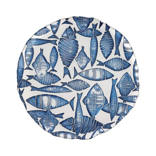 Isola Glass Round Platter - Vietri - Gaines Jewelers