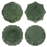 Jardins Du Monde Dessert/Salad Plate Assorted Set/4 - Basil - Juliska - Gaines Jewelers