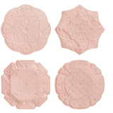 Jardins Du Monde Dessert/Salad Plate Assorted Set/4 - Blush - Juliska - Gaines Jewelers