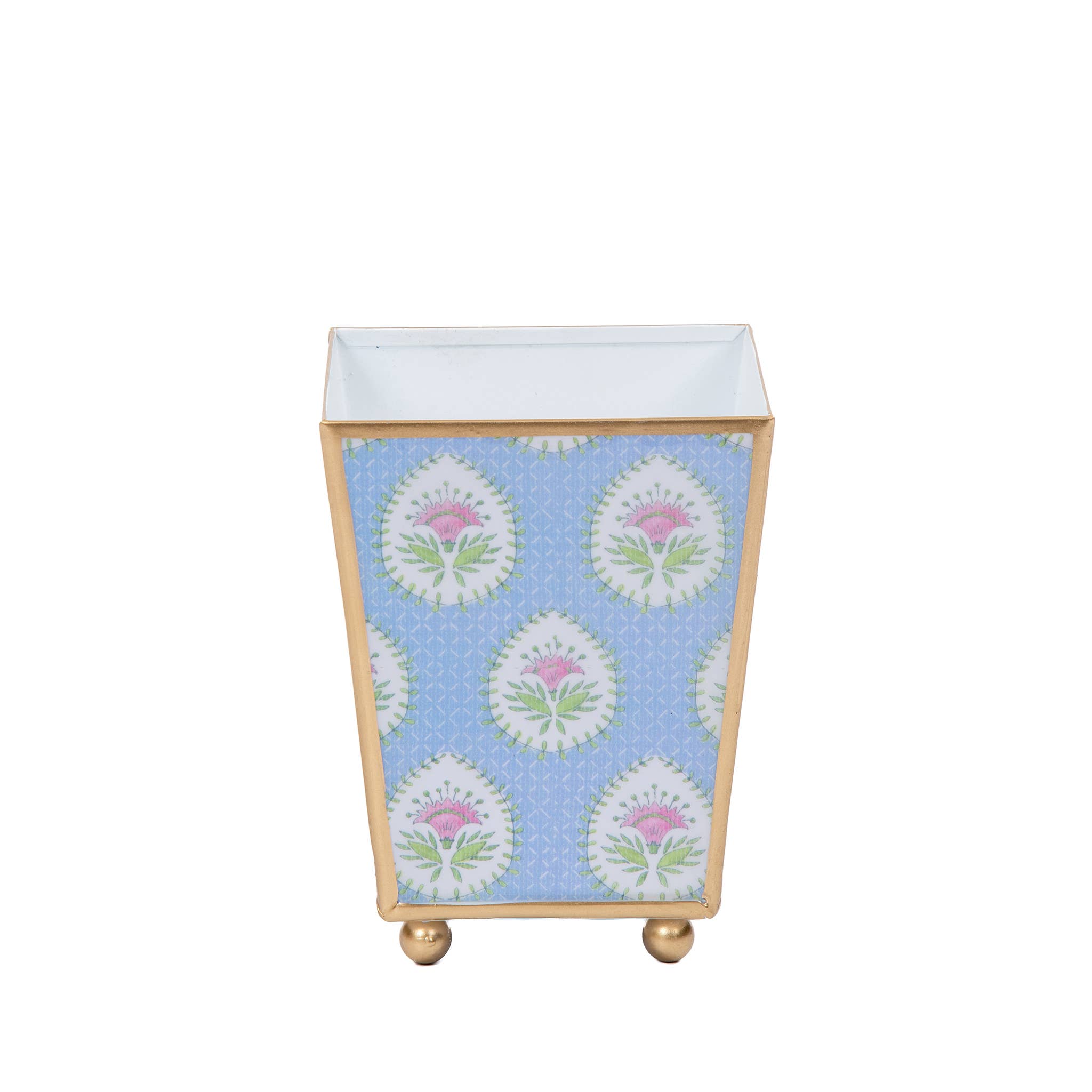 Jaye's Studio - Daphne Enameled Square Cachepot Planter: Multi - Color / 6 inch - Gaines Jewelers