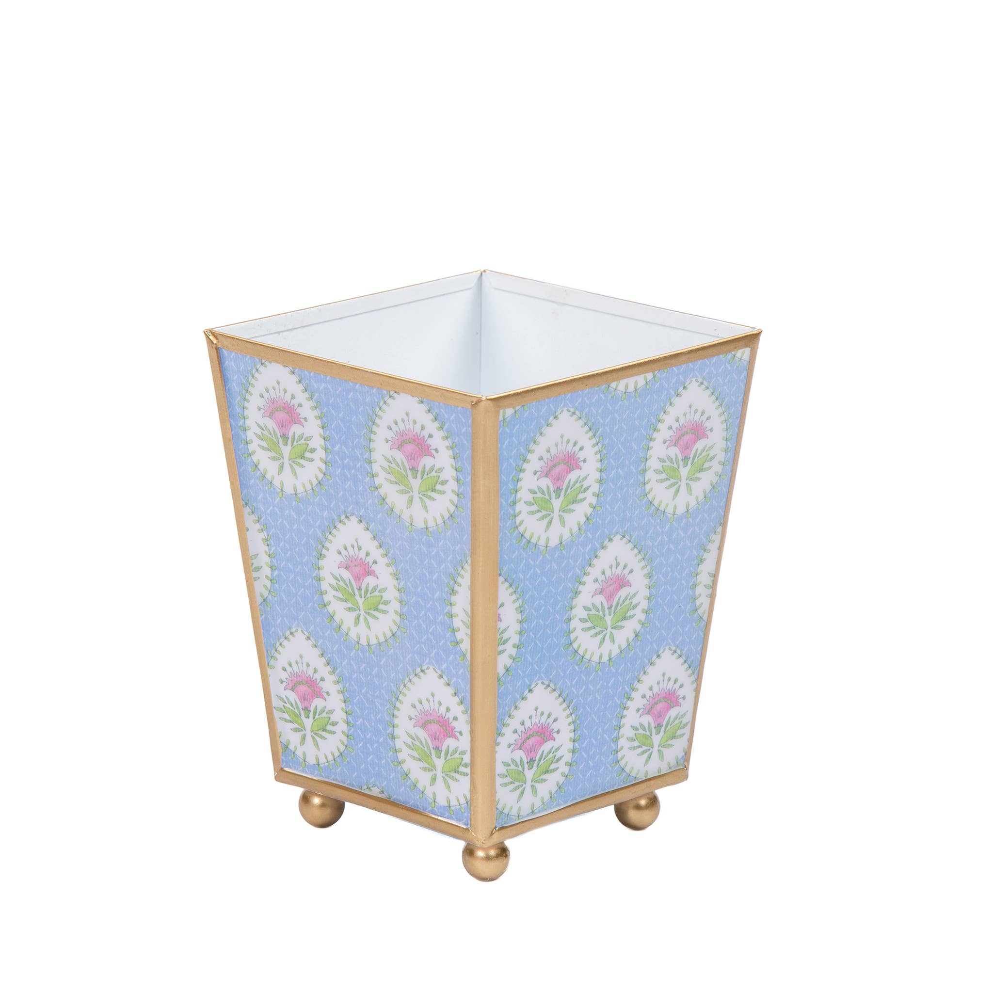 Jaye's Studio - Daphne Enameled Square Cachepot Planter: Multi - Color / 6 inch - Gaines Jewelers