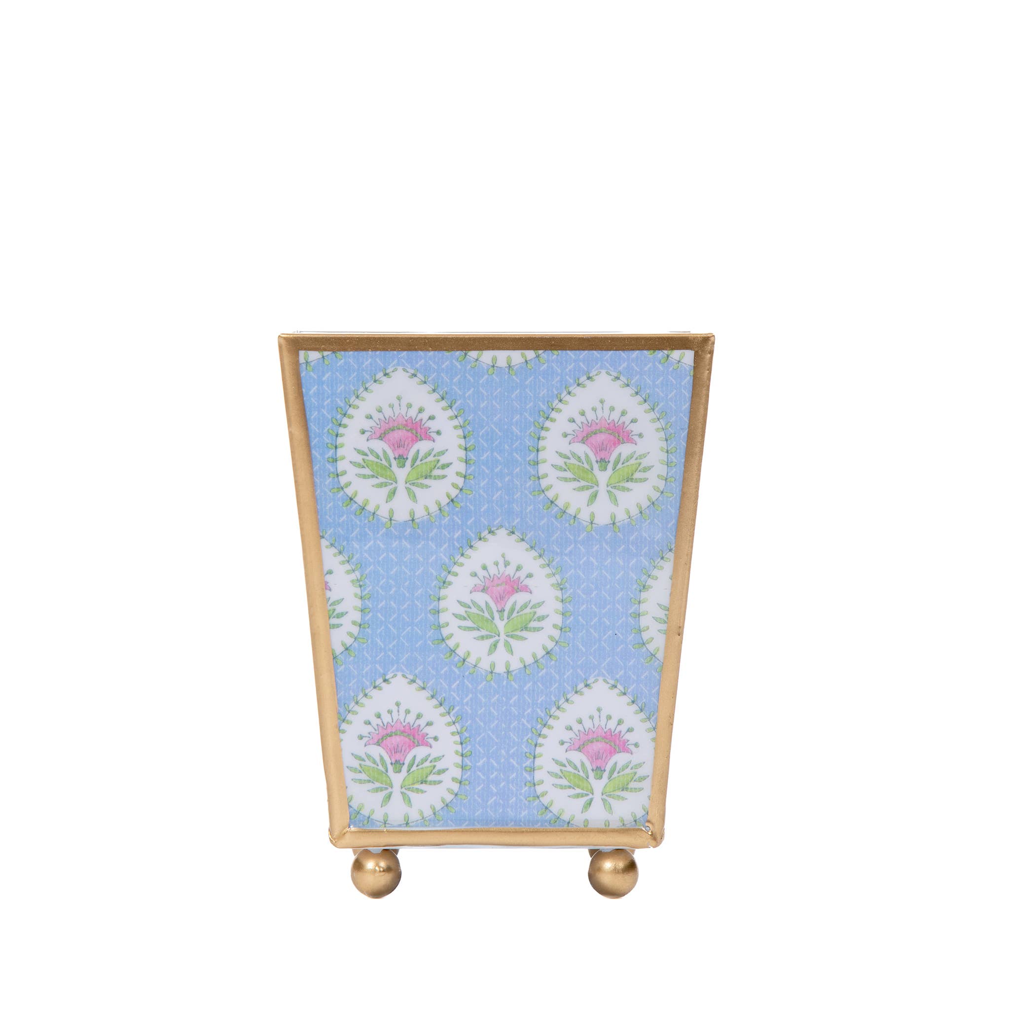 Jaye's Studio - Daphne Enameled Square Cachepot Planter: Multi - Color / 6 inch - Gaines Jewelers
