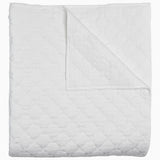John Robshaw - Layla White King Coverlet 110x92 - Gaines Jewelers