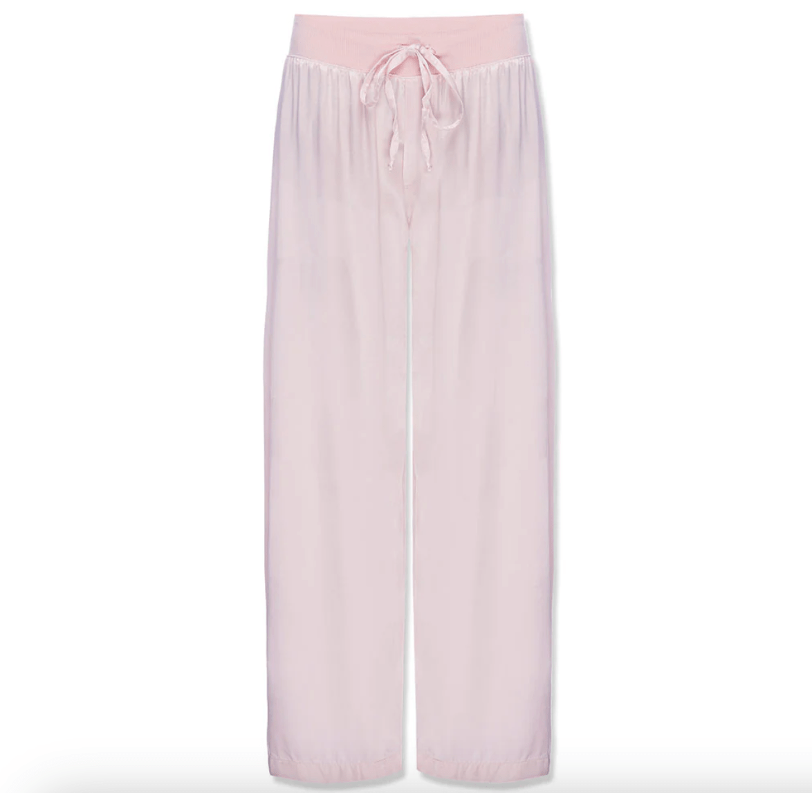 Jolie Capri Satin Ankle Pant w/ Adjustable Drawstring - Blush - PJ Harlow - Gaines Jewelers