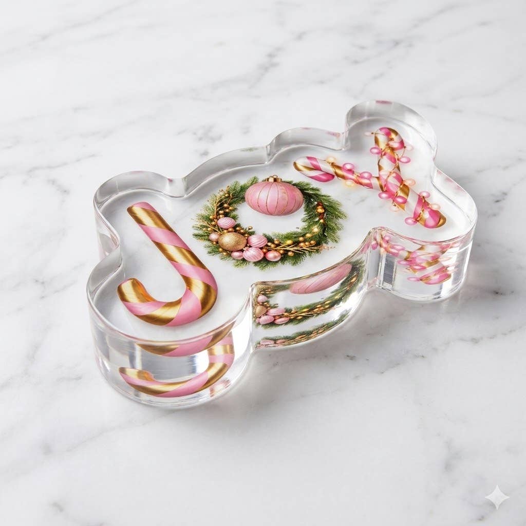 Joy Acrylic Napkin Weight - Maven Home - Gaines Jewelers