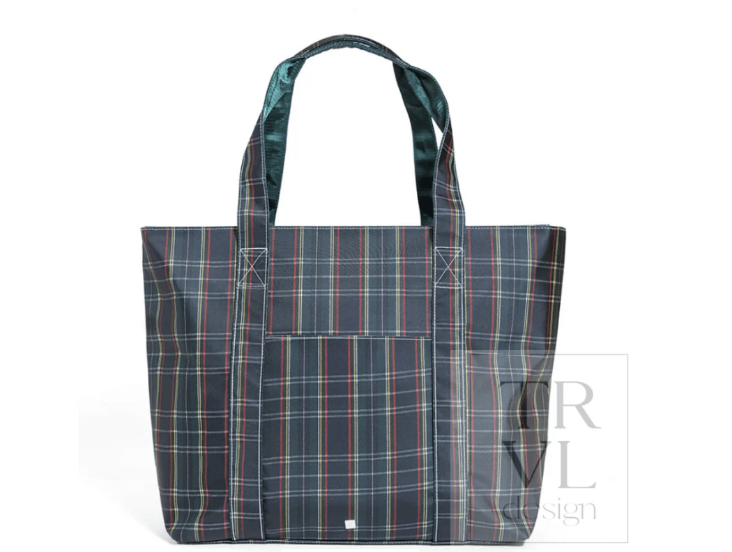 Jumbo X-Large Tote - Cambridge Plaid - Trvl Deisgn - Gaines Jewelers