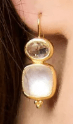 Kaleidoscope Earring - Iridescent Clear Crystal - OS - Gaines Jewelers