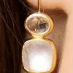Kaleidoscope Earring - Iridescent Clear Crystal - OS - Gaines Jewelers