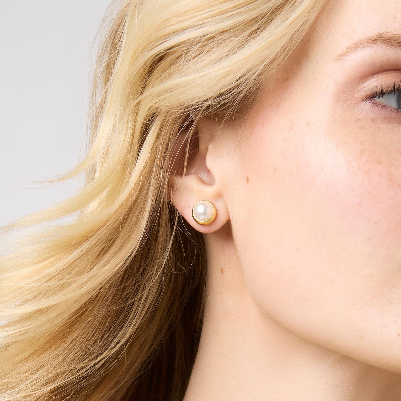 Kaleidoscope Earring Jacket - Iridescent Clear Crystal - OS - Gaines Jewelers