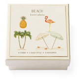 Karen Adams Designs - Beach Flamingo Individual Gift Enclosure - Gaines Jewelers
