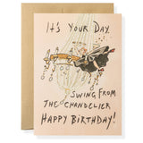 Karen Adams Designs - Chandelier Greeting Card - Gaines Jewelers