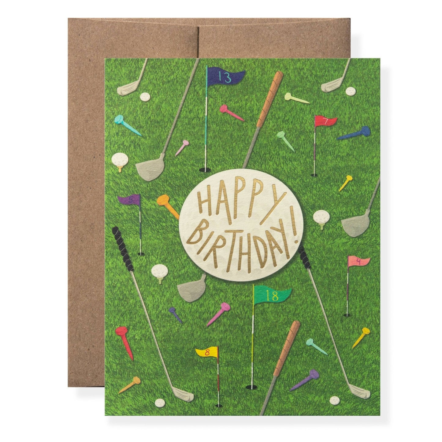 Karen Adams Designs - Golf Greeting Card - Gaines Jewelers