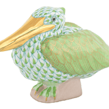 Key Lime Sitting Pelican - Herend - Gaines Jewelers