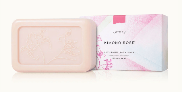 Kimono Rose Bar Soap - Thymes - Gaines Jewelers