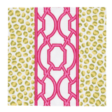Knots And Spots Green & Fuchsia Cocktail Napkins - 20 Per Package - Caspari - Gaines Jewelers