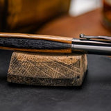 KY Bourbon Barrel Gun Metal Rollerball - Roots & Jones - Gaines Jewelers