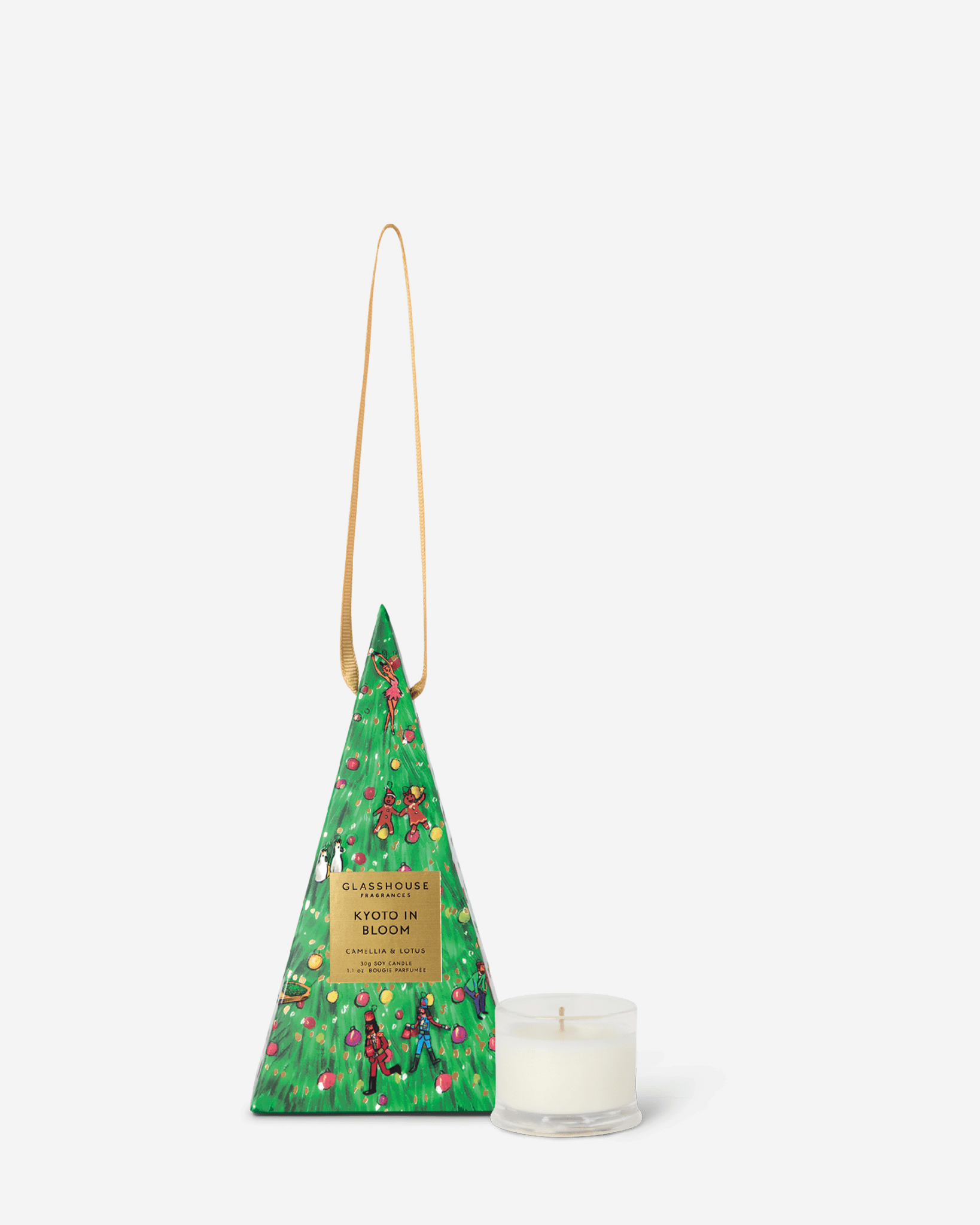 Kyoto In Bloom Christmas Bauble Candle 1.06 oz. - Glasshouse - Gaines Jewelers