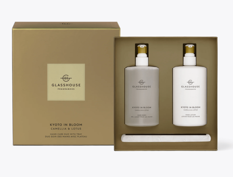 Kyoto In Bloom - Hand Care Duo w/ Tray Gift Set - Glasshouse - Gaines Jewelers