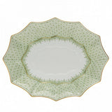 Lace Large Fluted Tray - Apple Green - Mottahedeh - Gaines Jewelers