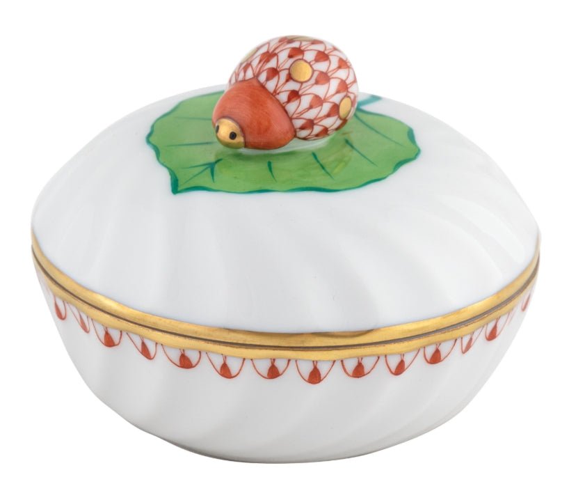 Ladybug Box - Rust - Herend - Gaines Jewelers