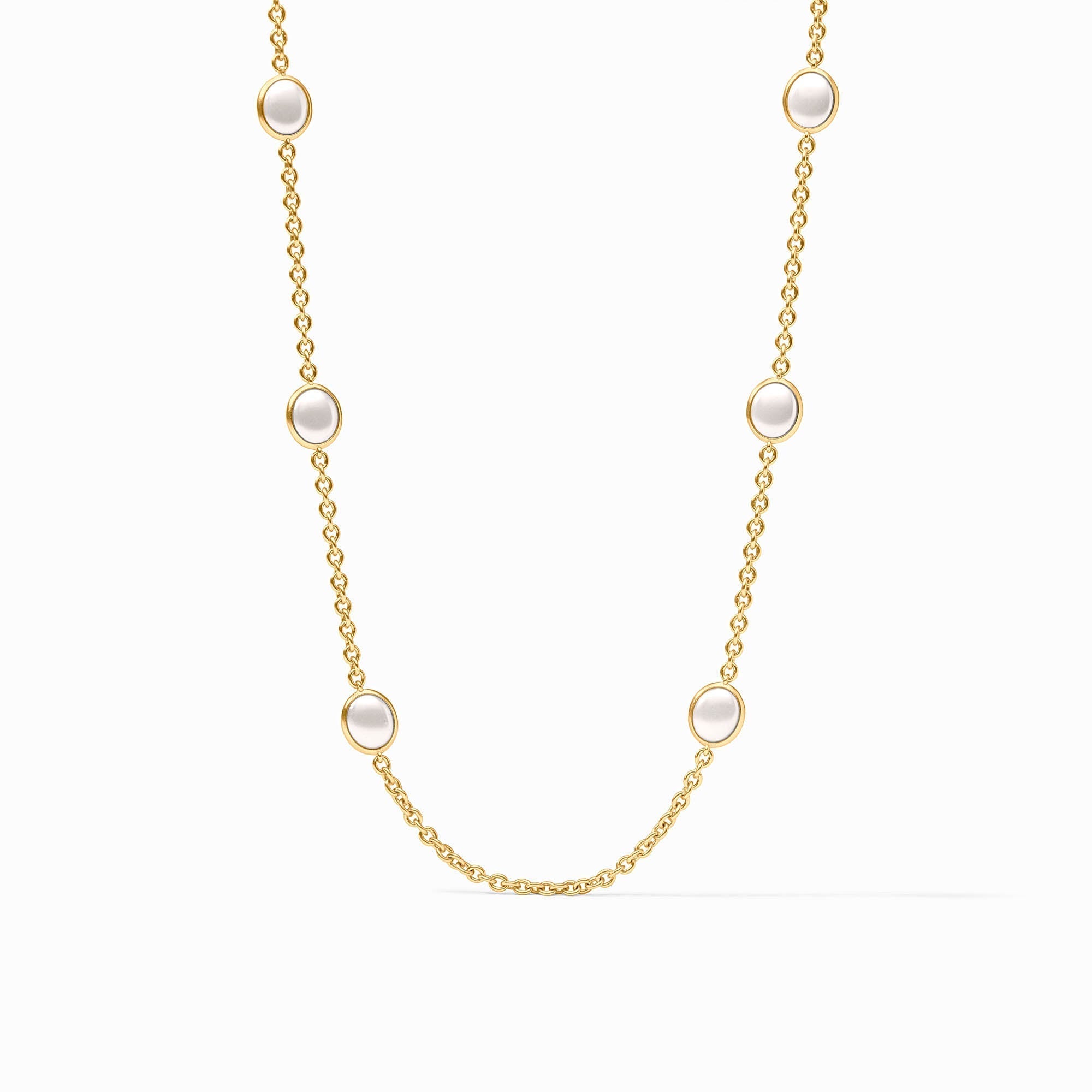 Laguna Stone Station Necklace - Pearl - OS - Julie Vos - Gaines Jewelers