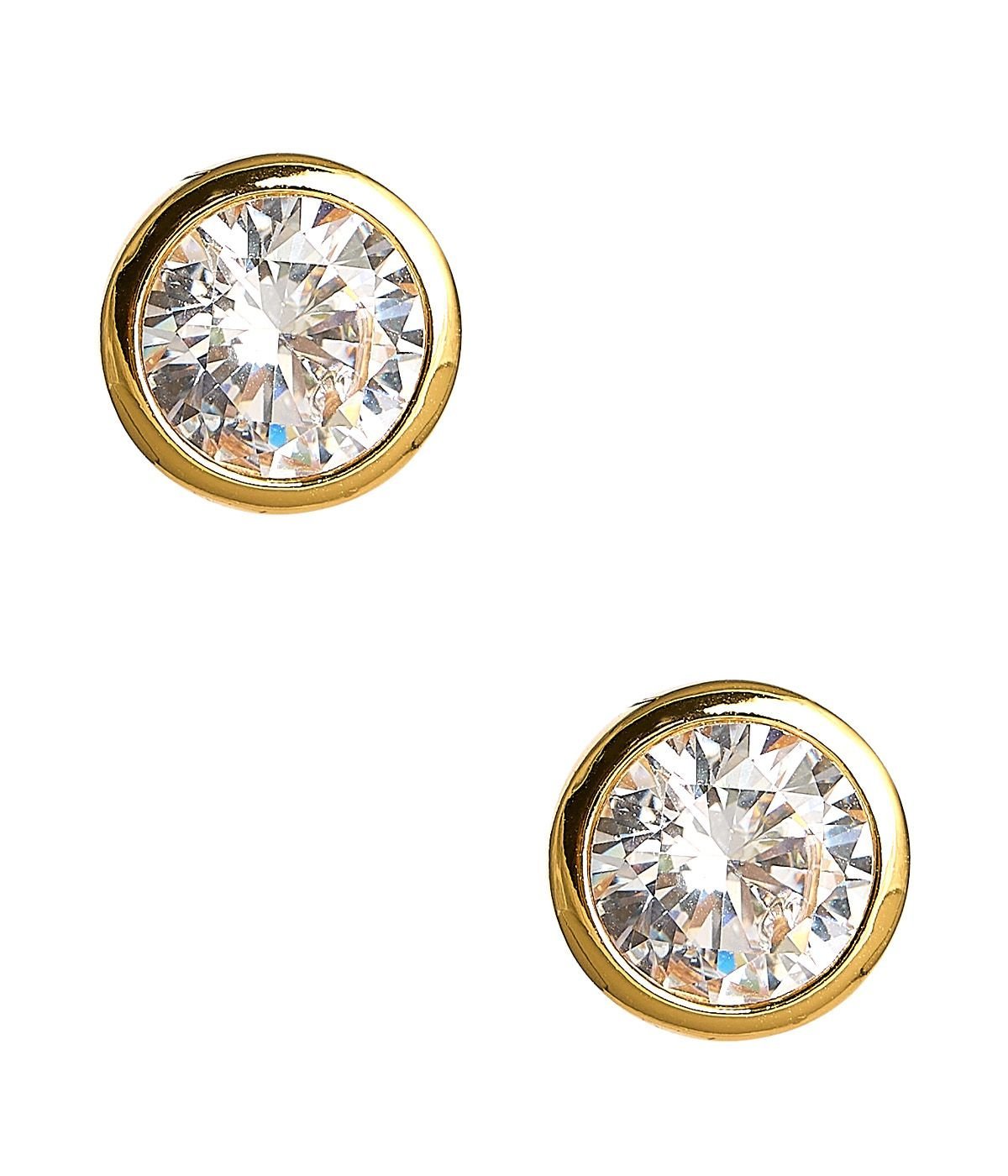 Large Bezel Stud Gold 18k Gold Plated - Lisi Lerch - Gaines Jewelers