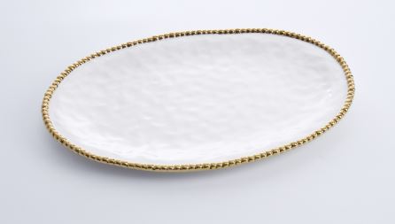 Large Oval Platter Golden Salerno - Pampa Bay - Gaines Jewelers