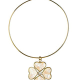Large Poppy Necklace - 18k Gold Plated -Collar - Lisi Lerch - Gaines Jewelers