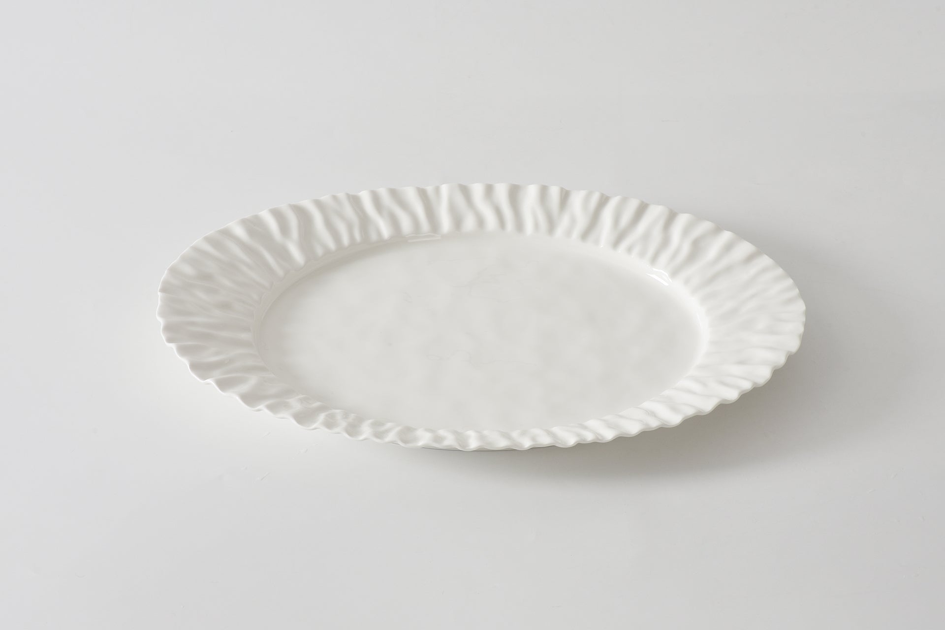Large Serving Platter Mascali Bianca White - Pampa Bay - Gaines Jewelers
