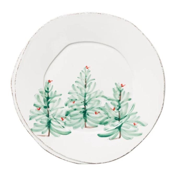 Lastra Holiday European Dinner Plate - Vietri - Gaines Jewelers