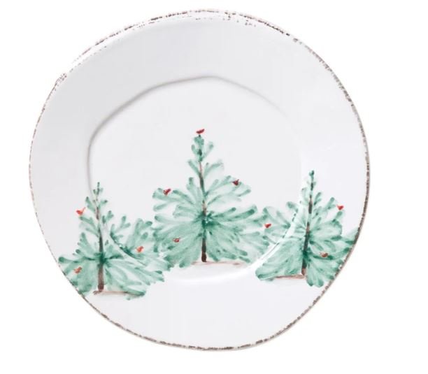 Lastra Holiday Salad Plate - Vietri - Gaines Jewelers