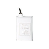 Lastra Olive Oil Can - White - Vietri - Gaines Jewelers