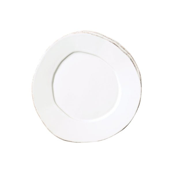 Lastra White Salad Plate - Vietri - Gaines Jewelers