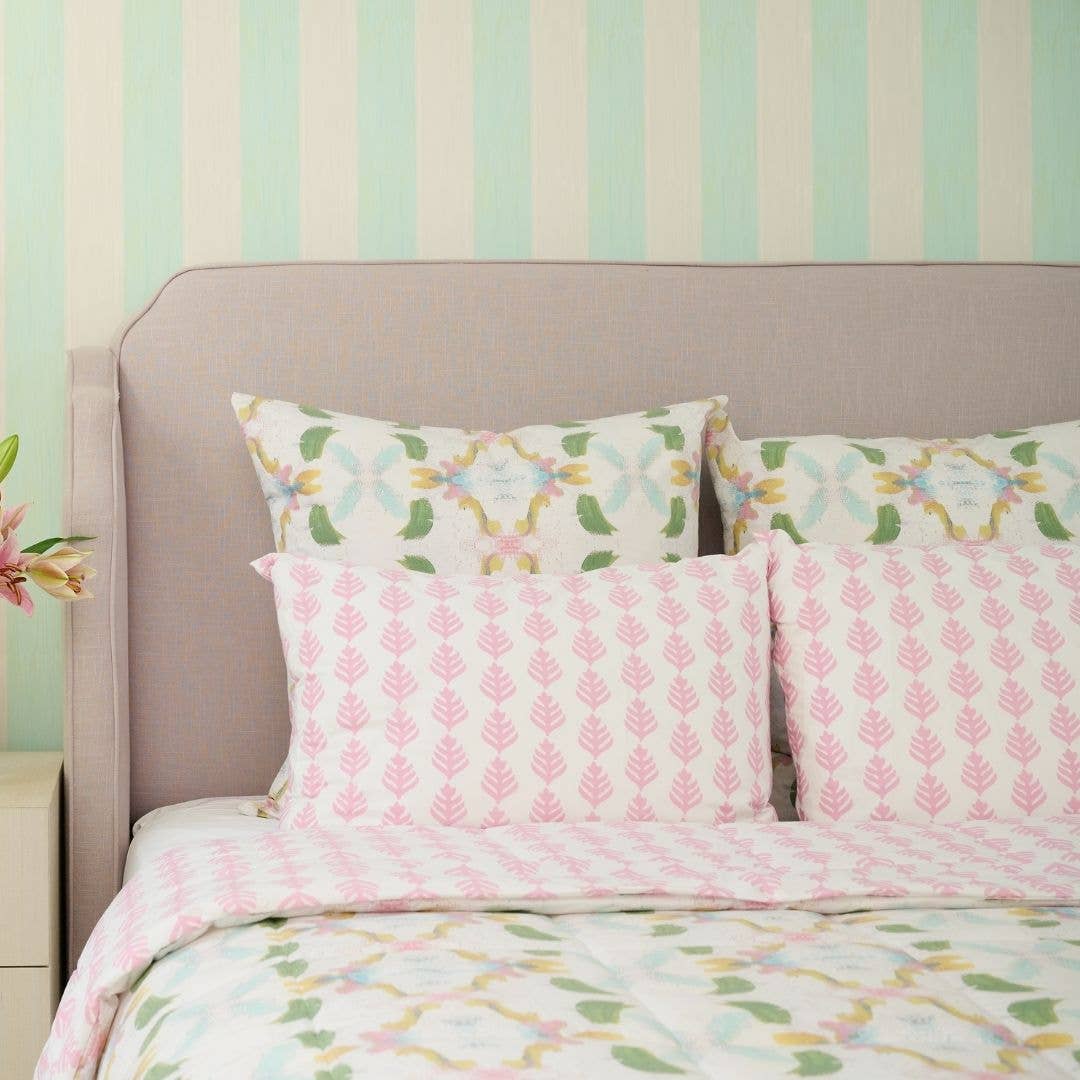 Laura Park Designs - Dogwood Comforter Set: Full/Queen, 5-Piece Set - Gaines Jewelers