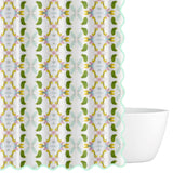 Laura Park Designs - Dogwood Scalloped Shower Curtain: Standard, 72" x 72" - Gaines Jewelers