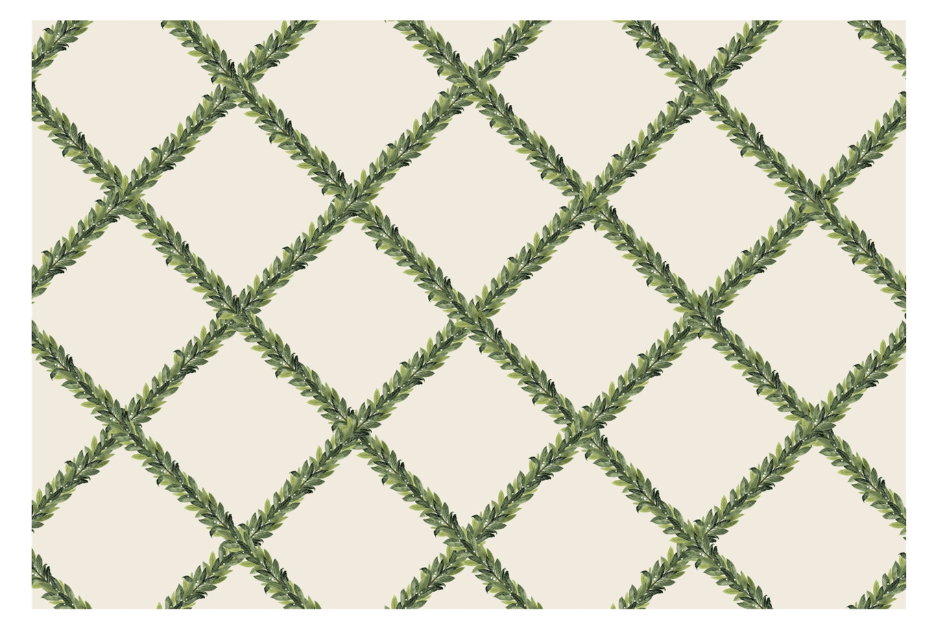 Laurel Lattice Placemat - Pad of 18 Sheets - Hester & Cook - Gaines Jewelers