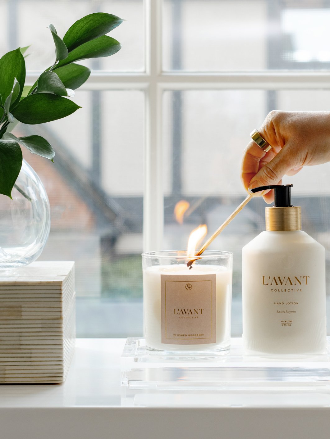 L'AVANT Collective - Blushed Bergamot Candle - Gaines Jewelers
