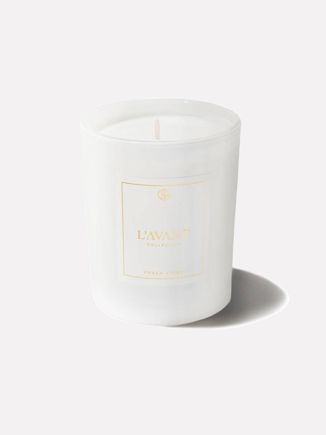 L'AVANT Collective - Fresh Linen Candle - White - Gaines Jewelers