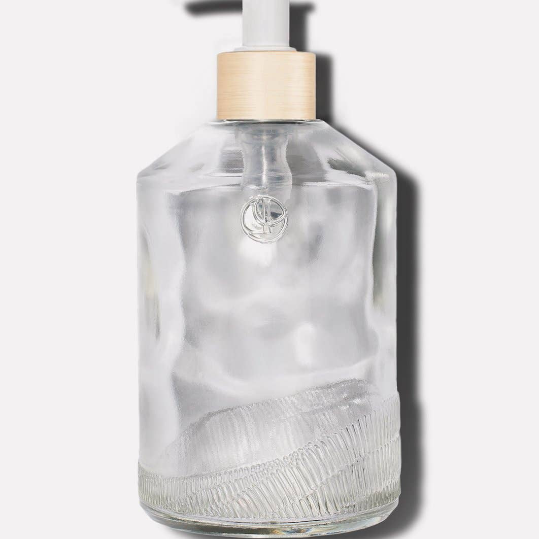 L'AVANT Collective - Glass Soap Empty Bottle, White Pump - Gaines Jewelers