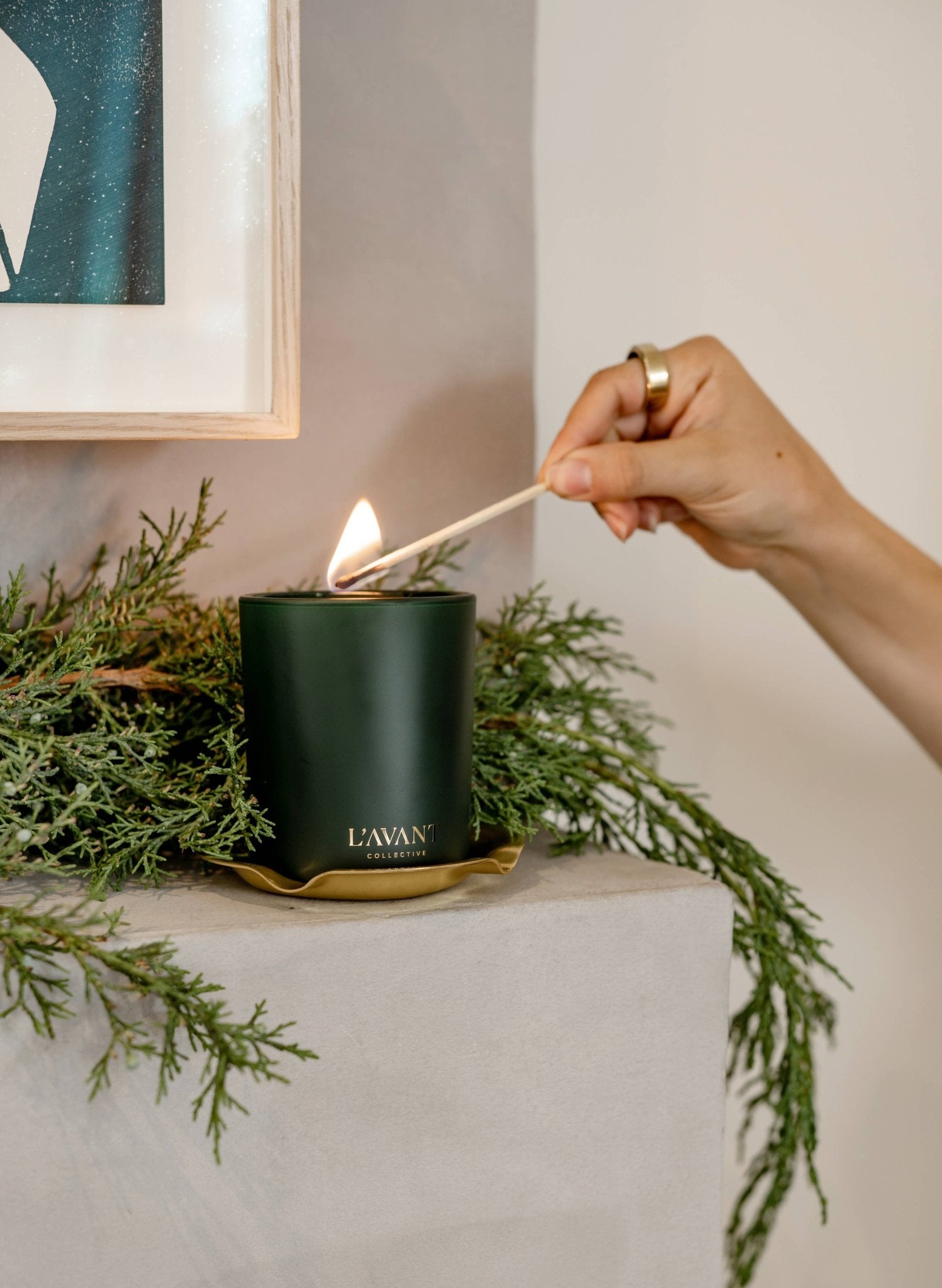 L'AVANT Collective - Winter Fir Candle - Gaines Jewelers