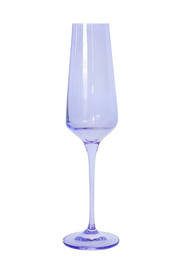 Lavender Champagne Flute - Estelle Colored Glass - Gaines Jewelers