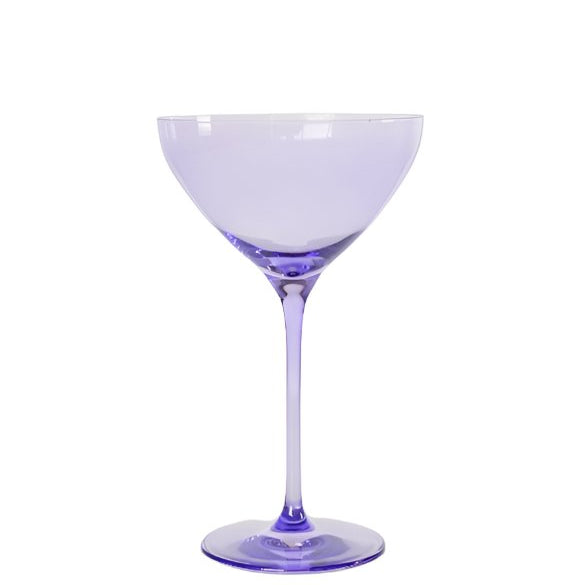 Lavender Martini Glass - Estelle Colored Glass - Gaines Jewelers
