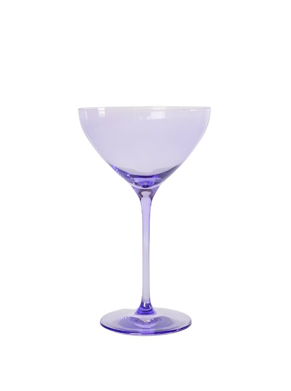 Lavender Martini Glass - Estelle Colored Glass - Gaines Jewelers