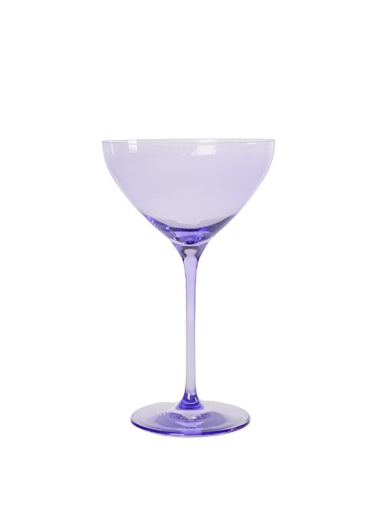 Lavender Martini Glass - Estelle Colored Glass - Gaines Jewelers