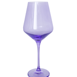 Lavender Wine Stemware - Estelle Colored Glass - Gaines Jewelers